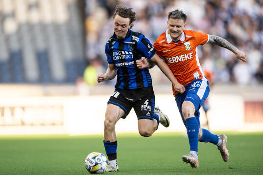 Sirius Herman Sjögrell och IFK Göteborgs Mattias Johansson