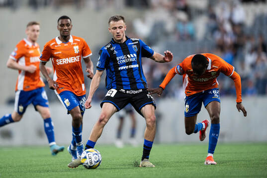 Sirius Melker Heier och IFK Göteborgs Malick Junior