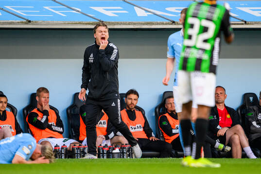 GAIS tränare Fredrik Holmberg