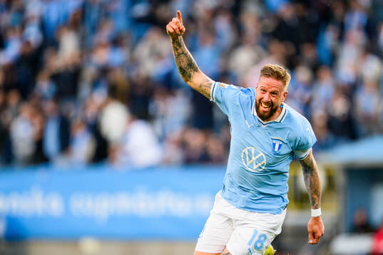 Malmö FFs Pontus Jansson jublar