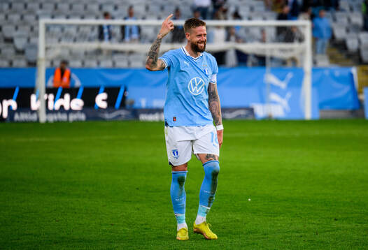 Malmö FFs Pontus Jansson jublar