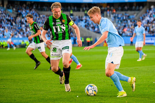 Malmö FFs Hugo Bolin och GAIS August Wängberg