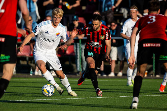 Djurgårdens Lucas Bergvall och Brommapojkarnas André