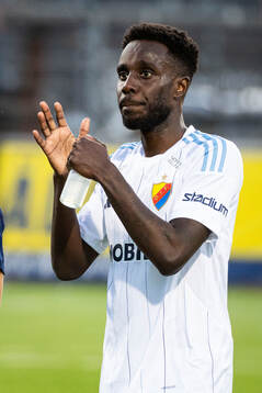 Djurgårdens Tokmac Nguen jublar