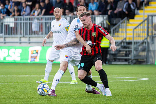 Djurgårdens Albin Ekdal och Brommapojkarnas Rasmus Örqvist