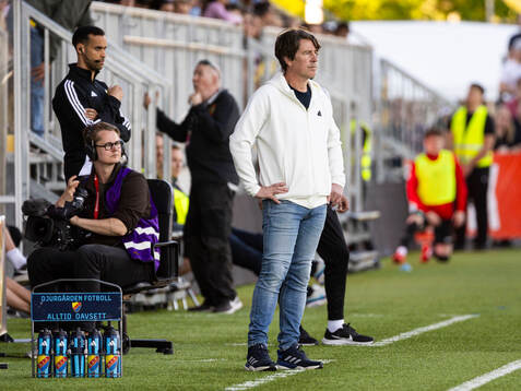 Djurgårdens tränare Thomas Lagerlöf