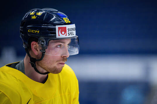 Jesper Frödén of Sweden at a practice session