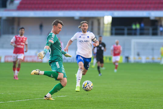 Kalmars målvakt Jakob Kindberg och IFK Norrköpings