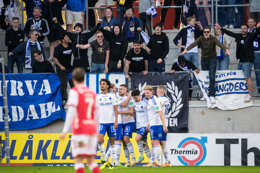 IFK Norrköpings Tim Prica jublar