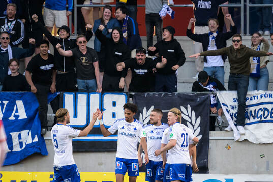 IFK Norrköpings Tim Prica jublar