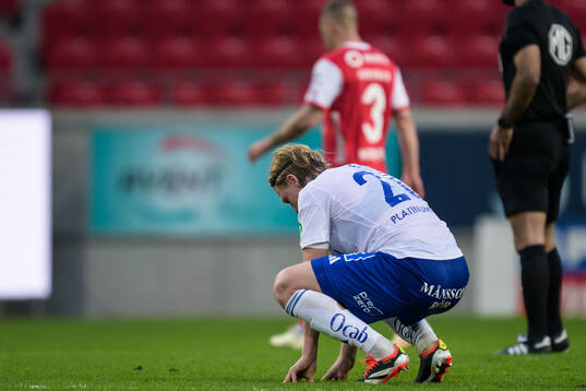 IFK Norrköpings Daniel Fritz Eid deppar