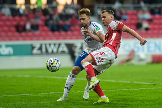 IFK Norrköpings Anton Eriksson och Kalmars Simon Skrabb
