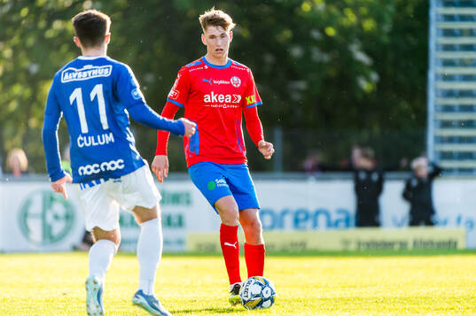 Trelleborgs Armin Culum och Helsingborgs Benjamin Örn