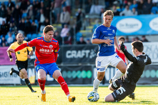 Helsingborgs Taylor Silverholt mot Trelleborgs Tobias