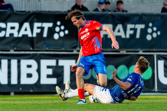 Helsingborgs Wilhelm Loeper och Trelleborgs Tobias Karlsson