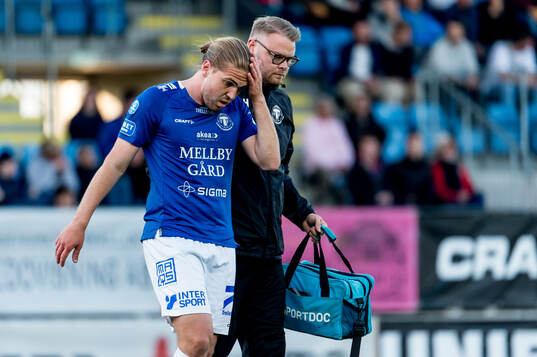 Trelleborgs Charlie Weberg har ont