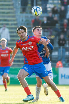 Helsingborgs Wilhelm Loeper och Trelleborgs Eren Alievski