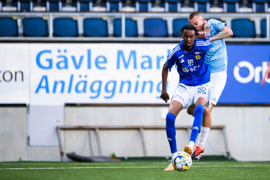 GIF Sundsvalls Yaqub Finey och Gefles Jesper Merbom