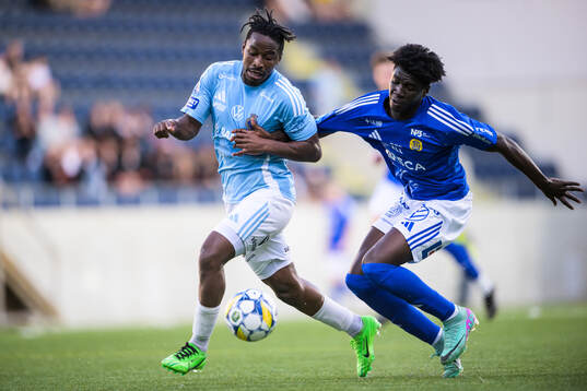 Gefles York Rafael och GIF Sundsvalls Kojo Peprah Oppong