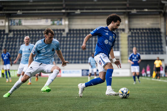 Gefles Leo Englund och GIF Sundsvalls Monir Jelassi