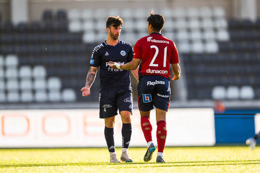 Utsiktens Allan Mohideen och Östers Lukas Bergquist