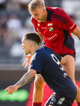 Utsiktens Lucas Lima och Östers Mattis Adolfsson