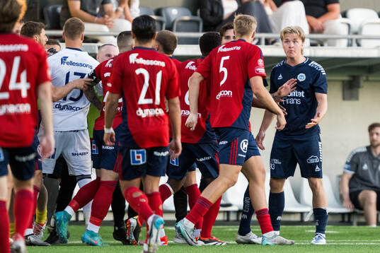 Östers Mattis Adolfsson och Utsiktens Sebastian Lagerlund