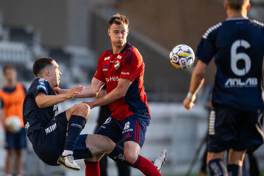 Utsiktens Lucas Lima och Östers Thorri Mar Thorisson