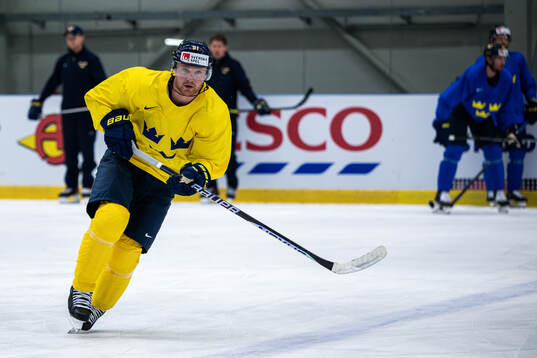 Carl Grundström of Sweden at a practice session
