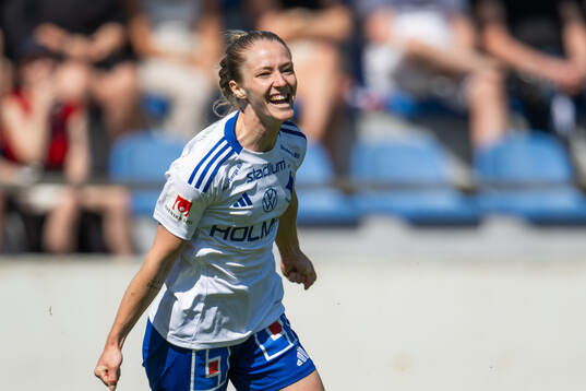 IFK Norrköpings Sabina Ravnell jublar