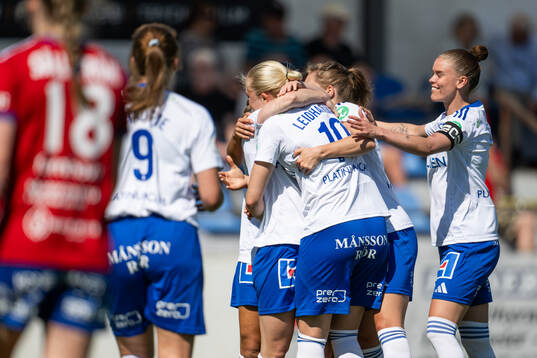 IFK Norrköpings Sabina Ravnell jublar
