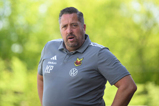 Östersunds huvudtränare Magnus Powell