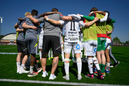 Östersunds spelare och ledare samlas