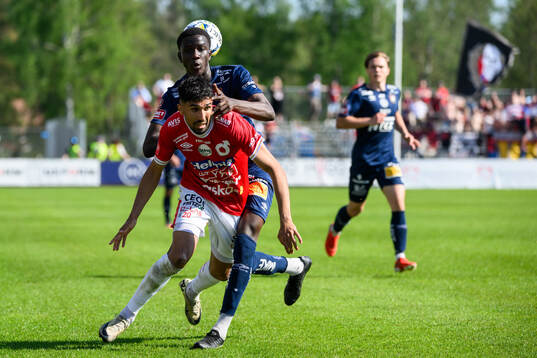 Örgrytes Abdoulaye Faye och Degerfors Elyas Bouzaiene