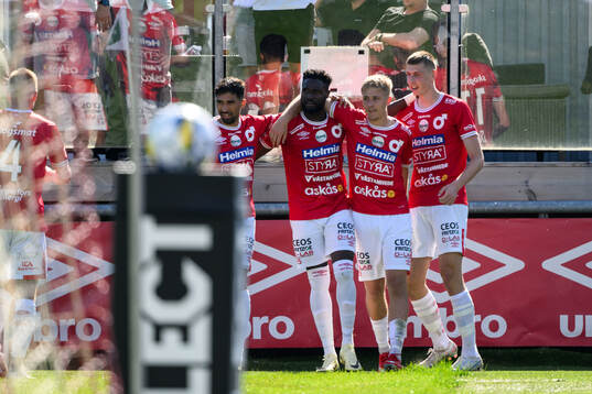 Degerfors Nasiru Moro jublar