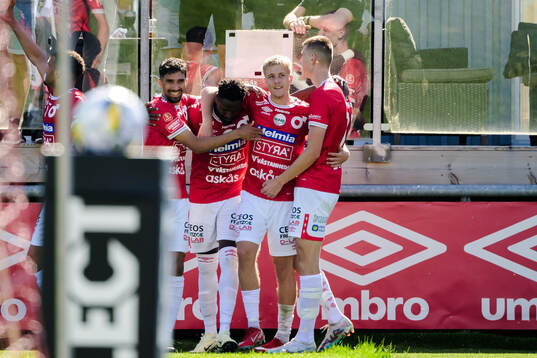 Degerfors Elyas Bouzaiene, Nasiru Moro och Elias Pihlström