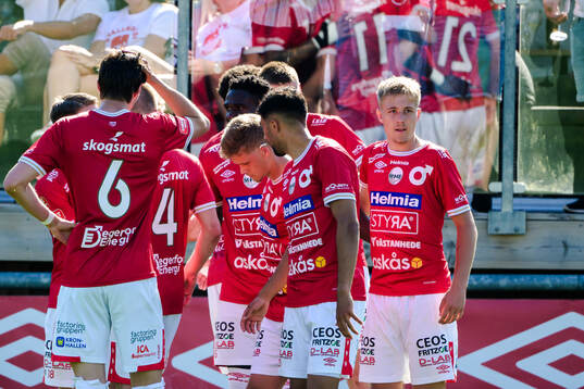 Degerfors Elyas Bouzaiene, Nasiru Moro och Elias Pihlström