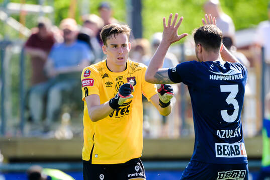 Örgrytes målvakt Hampus Gustafsson