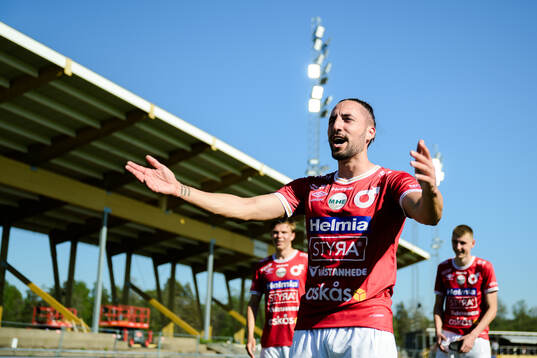 Degerfors Dijan Vukojevic jublar
