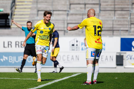Falkenbergs Remo Gotfredsen Grgic jublar
