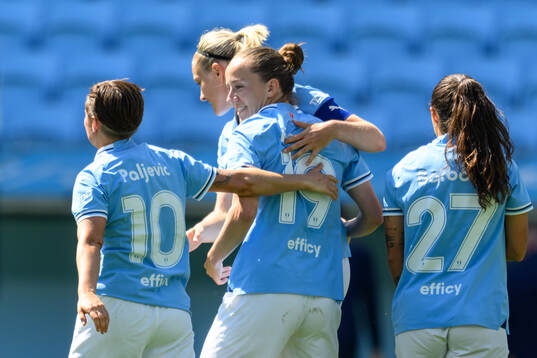 Malmö FFs Anna Plantin jublar
