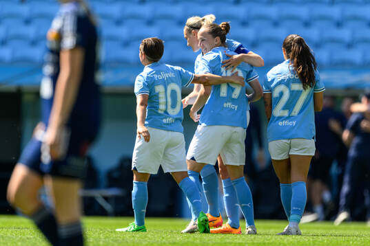 Malmö FFs Anna Plantin jublar