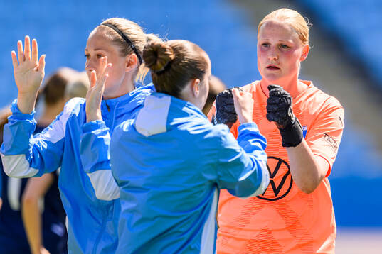 Malmö FFs målvakt Kathrine Østergaard Larsen
