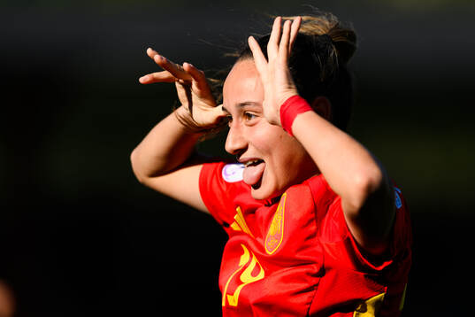 Alba Cerrato of Spain celebrates