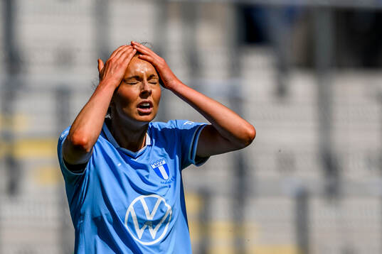 Malmö FFs Malin Gunnarsson deppar