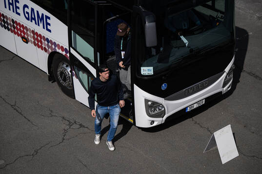Lucas Raymond of Sweden arrive to the arena