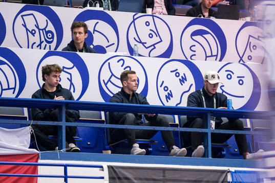 Felix Unger Sörum, Max Friberg and goaltender Jesper
