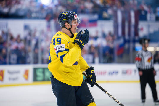 Fabian Zetterlund of Sweden celebrates