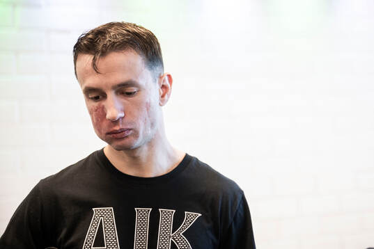 AIKs Bersant Celina i mixade zonen