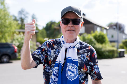 Supporter jublar